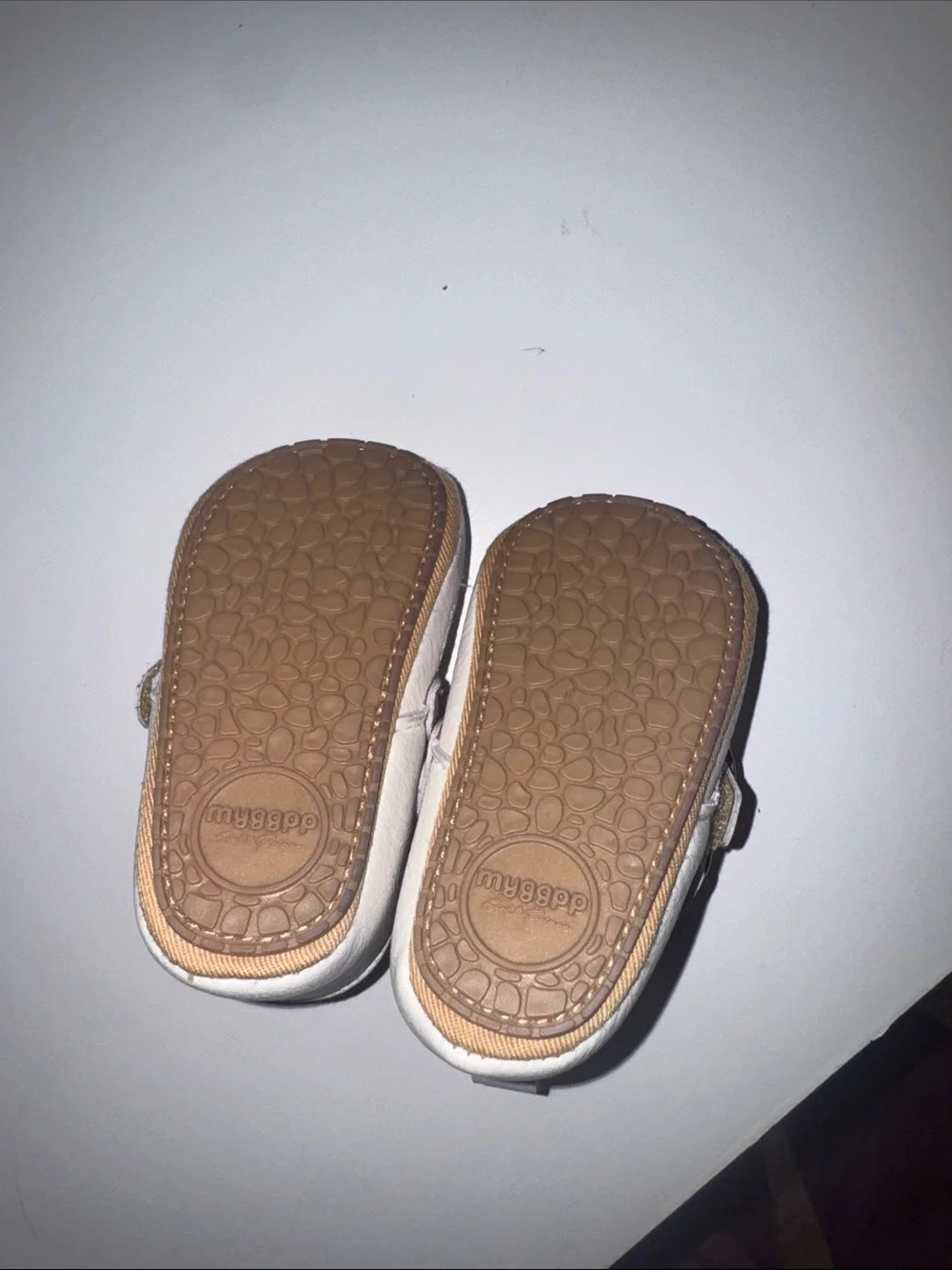Classic White Baby Mary Janes with Double Strap
